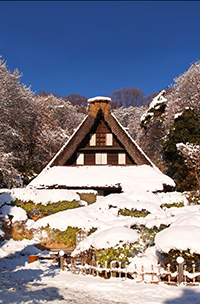 民家園雪景色