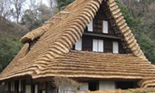 日本民家園のバナー