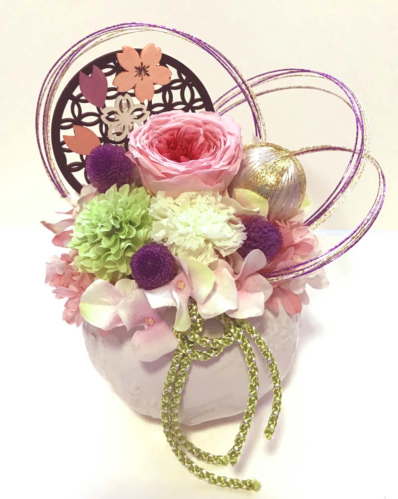 美術館でフラワーレッスンvol 10 花手毬 はんなりと ひな祭り 生田緑地公式ホームページ