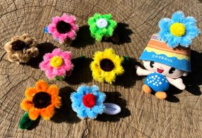 お花マグネット
