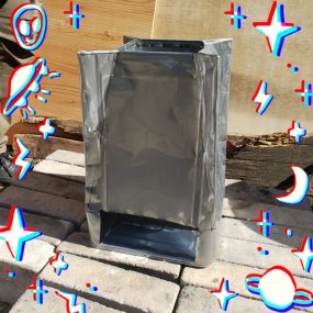 防災一斗缶ストーブ